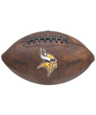 NFL Minnesota Vikings Color Logo Mini Football, 9-Inches