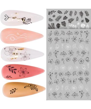Graffiti Fun 3D Self-Adhesive Nail Art Sticker Set - Abstract Lady Face Design | Nail Salon Quality Decals for Girls - DIY Nail Art Accessories - Buy Online on GoSupps.com