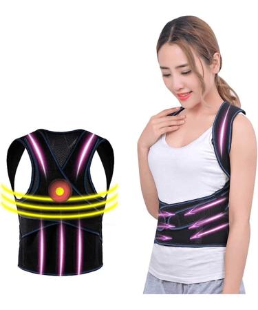Adjustable Posture Corrector Medical Bar Belt Brace Back Brace Upper Back Pain Relief Improve Bad Posture Spine Shoulder Support Tools - Buy Online on GoSupps.com