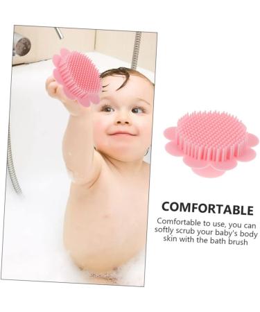 FOMIYES Kids Silicone Shampoo Brush | Scalp Massager and Head Scrubber Brushes for Dry Hair | Shower and Bath Silicone Cleaning Tools - Buy Online on GoSupps.com