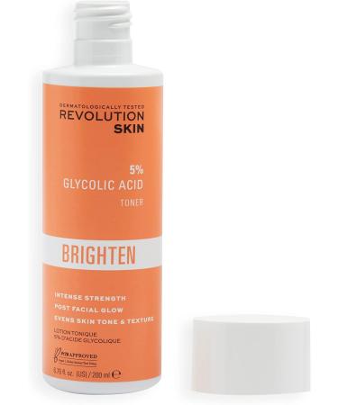 Revolution Beauty London 5% Glycolic Acid Exfoliating Face Toner 200ml - Cleanses and Conditions Skin | Pack of 1 - Buy Online on GoSupps.com