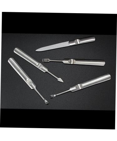 POPETPOP Cuticle Pusher removal fork dead skin fork manicure tools dead skin remover cuticle trimmer Stainless steel pusher Nail Tools medium As Shown - Buy Online on GoSupps.com