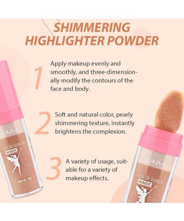 Face Highlighter | Makeup Powder Fairy Powder | Easy Using Long Lasting Cosmetic Supplies for Hair Face Eyes Body Makeup Frifer 03#bronze - Buy Online on GoSupps.com