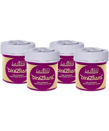 4 x La Riche Directions Semi-Permanent Hair Color 88ml Tubs - CARNATION PINK Carnation Pink 88 ml (Pack of 4) - Buy Online on GoSupps.com