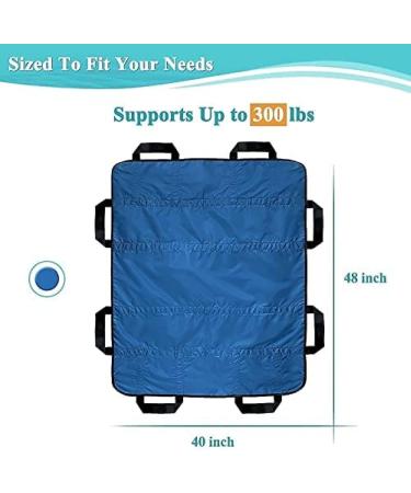 Turning Moving Bedridden Bed Slide Sheet Position Pads Elderly Slide Sheet Bedridden Patient Sliding Cloth with Handles Reusable &Washable 3POUR3 - Buy Online on GoSupps.com