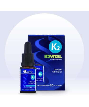 CanPrev K2 Drops 15ml 300 Servings 30mcg MK-7 Vitamin K2 Liquid Supports Strong Bones & Cardiovascular Wellness Vegan Unflavored Formula with MCT Oil for Optimal Calcium Utilization & Absorption - Buy Online on GoSupps.com