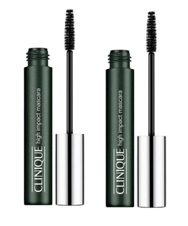 2x Clinique Full Size High Impact Mascara 01 Black Unboxed 0.28oz - Total 0.56oz - Buy Online on GoSupps.com