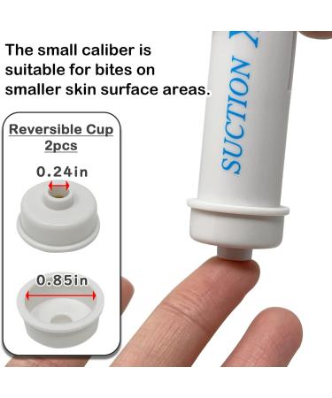 Richbond Hands Free Lockable Bug Bite Suction Tool | Suction-X White | SX-03 Poison Remover for Bug Bite Relief - Buy Online on GoSupps.com