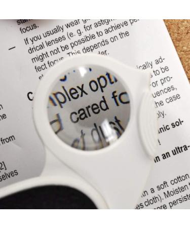 Magnifying glassPortable Mini Magnifier 20X HD Zoom with LED Light Fold Portable Magnifying Glass Suitable for Jewelry Antique Identification - Buy Online on GoSupps.com