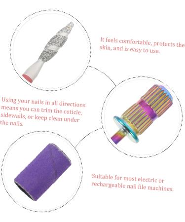 Housoutil 1 Set Nail Polisher Nail Grooming Kit Nails Gel Diamond Grinding Head Electric Nail File Power Tools Cleaning Gel Hat with Ponytail Wig Para U as Pedicure Corundum Manicure Tools - Buy Online on GoSupps.com