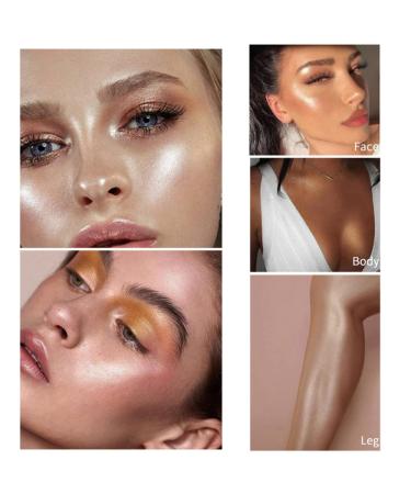 White Baked Highlighter Palette - Long Lasting Illuminator Powder for Face Contouring & Skin Brightening - Waterproof Formula for Brilliant Makeup Looks | A2 - Buy Online on GoSupps.com