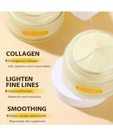 TUOSHITONG Face Moisturizer - Collagen Face Cream Deep Hydration & Firming Anti-Aging Facial Moisturizer for Women Rich Nourishing Day & Night Cream for Face & Neck 1.76 oz - Buy Online on GoSupps.com