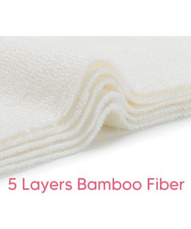 Damero 5 Layer Bamboo Fiber Diaper Inserts - 12 Reusable Baby Diapers + Wetbag | Eco-Friendly 13-Piece Set - Buy Online on GoSupps.com