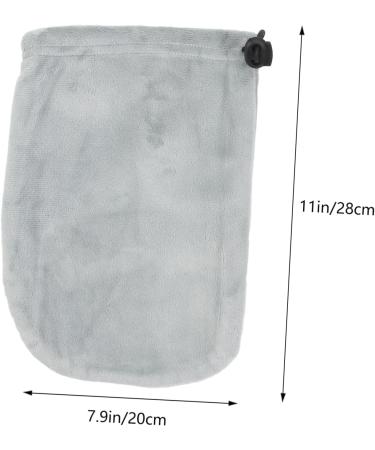 Beaupretty 2 Pairs Gloves pedicure liners disposable mittens nail art accessories boot warmer paraffin wax foot cover paraffin wax cover paraffin pedicure paraffin glove hand use sock 28x20cm Grey - Buy Online on GoSupps.com