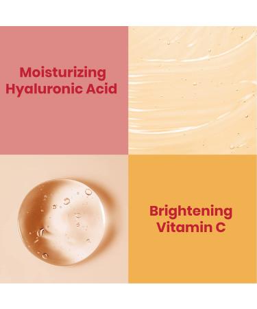 Brighten Vitamin C Serum 15% - Pure L-Ascorbic Acid CE Ferulic Acid Anti-Aging & Moisturizing Ingredients - Collagen Boosting Peptides 30ml - Buy Online on GoSupps.com