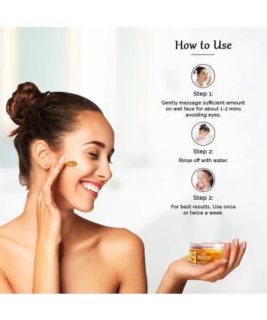 Vasu Kumkumadi Tailam Sugar Scrub - Age Revitalizing Face Scrub with Vitamin E & Brown Sugar - All Skin Types - Buy Online on GoSupps.com