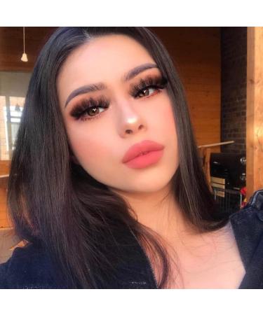 Dramatic 20mm Fluffy Mink Lashes - 5 Pairs Pack | Long & Thick Wispy Faux Mink False Eyelashes - 22A - Buy Online on GoSupps.com