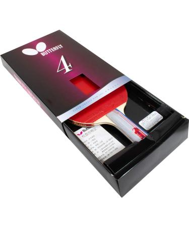 Butterfly 401 Table Tennis Racket Set - 1 Ping Pong Paddle  1 Ping Pong Paddle Case - ITTF Approved Table Tennis Paddle - Ships in Ping Pong Racket Gift Box, Multi, B401FL - Buy Online on GoSupps.com