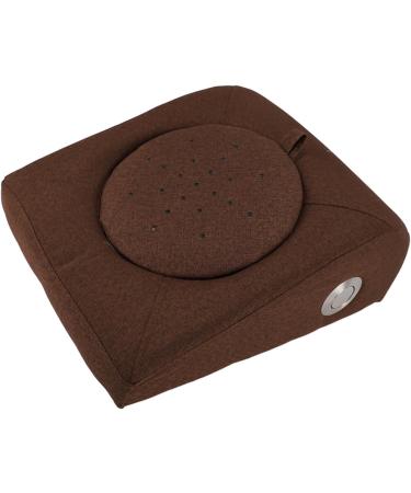 Multifunctional Moxibustion Cushion Set - Easy to Clean Stool with Smoke Control & Soft Linen Sponge Filling for Feet (Brown) - Buy Online on GoSupps.com