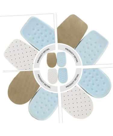 Healifty 2 Pairs Inner Height Increasing Insoles - Silicone Lift Insoles for Shoes - Latex Increase Pads - 9X5X1.2cm - Buy Online on GoSupps.com