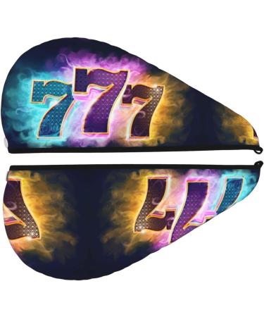 Buy 777 Microfiber Hair Towel - Soft Super Absorbent Quick Dry Wrap for Women | Coral Velvet Cap for Long Curly Thick Hair - Buy Online on GoSupps.com