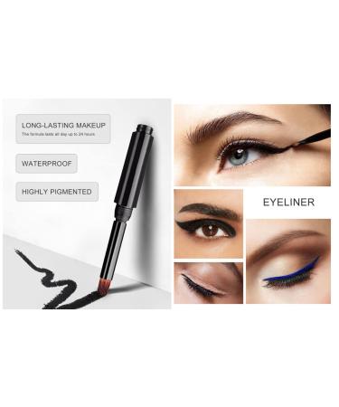 Go Ho Brown Eyeliner Gel Pot - High Pigmented Matte Cream Eye Makeup with Brush for Women - Buy Online on GoSupps.com