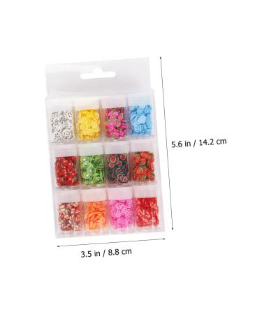 48 Boxes of 3D Polymer Nail Art Accessories - strawberry & fruit Dessert Pearls | Mini Ceramic Charms | Perfect for Nail Techs - 14.2x8.5cm | Multi-Color Set - Buy Online on GoSupps.com