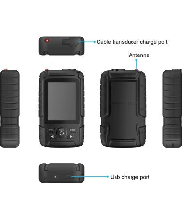 LUCKY Wireless Portable Fish Finder - 45m Sonar Depth Detection for Ocean River & Lake - Buy Online on GoSupps.com