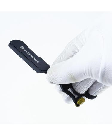 Gold Black Silver Gear Shaped Handle Razors - Premium Hair Removal & Shaving Knife for Beard Face Underarm & Eyebrows - Stainless Steel Barber Razors - Buy Online on GoSupps.com