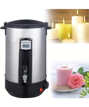 Lincys electrical melting pot for the production of candle with large capacity 8 35 l DIY starter set for beginners for manufacturing large fragrance candles with heating output 35l