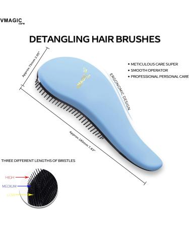 Detangling Brush for Women, Men, and Kids - Best Hair Detangler for Wet and Dry Hair - SkyBlue - Buy Online on GoSupps.com