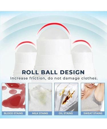 Emergency Stain Removing Pens - Portable Stain Remover Stain Remover Pen for Clothes and Fabric to Go Instant Stain Removal Stick 50ml Roll Bead Design (3pcs) - Buy Online on GoSupps.com