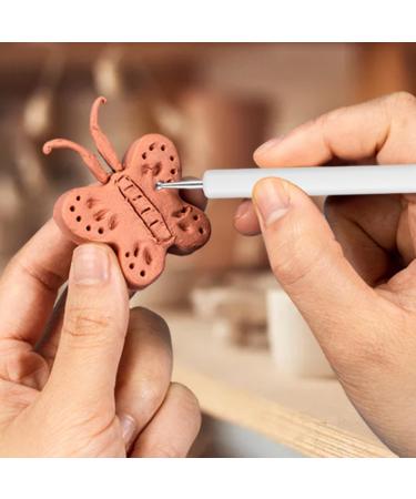 SculptZen 5 Pcs Embossing Tool Set with Different Size Double End Embossing Stylus Tracing Dotting Tool for Embossing Art Carbon Transfer Paper Mandala Rock Painting Pottery Clay DIY Craft Nail Art - Buy Online on GoSupps.com