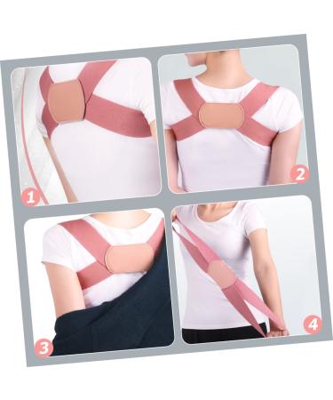 Back Correction Belt | Posture Support Brace | Adjustable Concealed Carry Humpback Belt | Pink Polyester | International Shipping - Buy Online on GoSupps.com