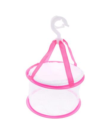 PRETYZOOM Beauty Egg Drying Net Mini Drying Rack Drying Hanger Beauty Makeup Sponge Drying Net Drying Mesh Basket Puff Drying Net Travel Pink Underwear Toy Fabric