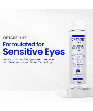 Optase Life Sensitive Eye Makeup Remover - Gentle & Effective for All Skin Types - 100ml | Breakthrough Micellar Water Alternative - Buy Online on GoSupps.com