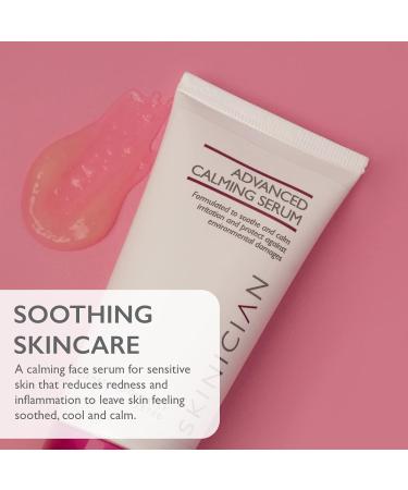 SKINICIAN Advanced Calming Serum for Sensitive Skin - Calming Anti-Ageing Serum to Reduce Breakouts - Soothes Irritated Skin - Reduces Redness - Vegan & Cruelty Free Skincare (50ml) - Buy Online on GoSupps.com
