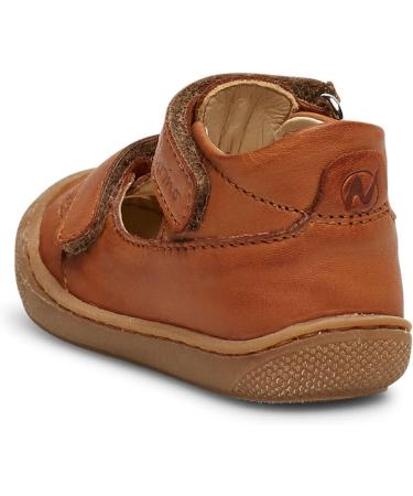 Naturino Puffy-Leather Shoes 4 UK Brown - Stylish and Comfortable Footwear for Kids - Buy Online on GoSupps.com