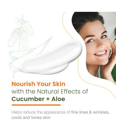 Natural Chemist Cucumber & Aloe Daily Face Moisturizer - Hydrating & Cooling 1.69 Fl. oz - For Sunburns, Acne & Nourishing Day Cream - Cruelty Free Korean Skincare - Buy Online on GoSupps.com