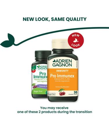 Adrien Gagnon - Pro Immunex - Immunity Booster with Vitamins B12 C D Zinc and Magnesium (30 Tablets) Cherry 30 count (Pack of 1) - Buy Online on GoSupps.com