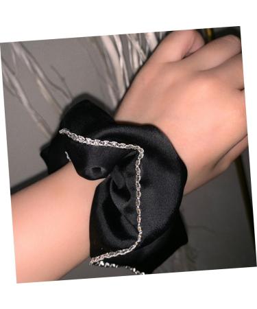 Ipetboom 1pc Hair Ring Womens Hair Clips Ponytail Hair Bands Bobbles Ponytail Holder Girls Hair Bobbles Elastic Hair Bobbles Pearl Headpiece Girls Hair Scrunchy Fabric Hairpin Curly Miss - Buy Online on GoSupps.com