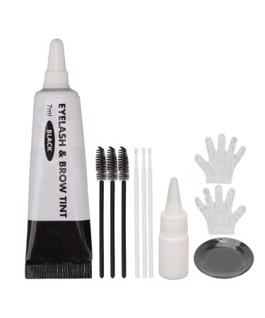 Feya Waterproof Sweatproof Lasting Eyebrow Eyelash Dye Kit for Beauty Salon Black