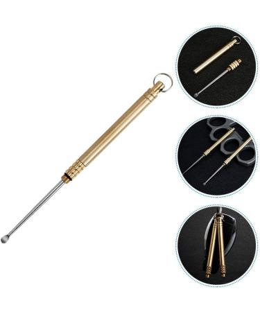 Titanium Alloy Ear Digger Kit - Ear Wax Removal Tool with Keychain | Ear Cleaner and Ear Pick for Earwax Removal - Buy Online on GoSupps.com