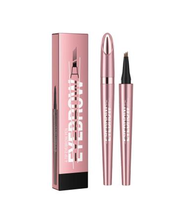 Eyebrow Pen Eye Brow Pencils for Women with 4-Fork-Tip Create Natural Hair-Like Brows Microblading Eyebrow Pen (01)