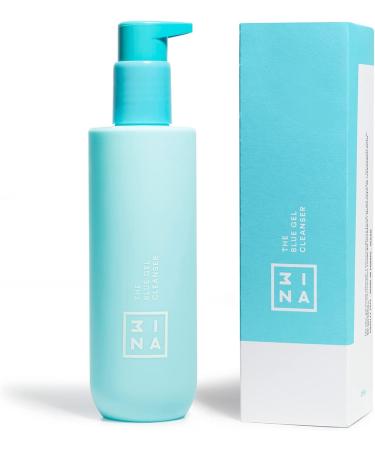 3INA MAKEUP Blue Gel Cleanser - Vegan & Cruelty Free Foaming Face Cleanser with Aloe Vera & Hamamelis - Buy Online on GoSupps.com