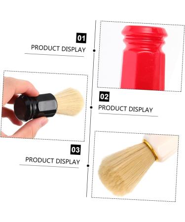 Fomiyes 3 STK Wild Boar Bristle Hair and Beard Brush Set | Premium Hairdresser Neck Brush | Dachs Bartbrush for Men | Professional Grooming Tools - Buy Online on GoSupps.com