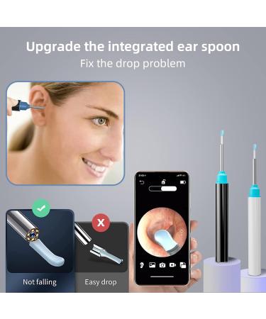 AVM WiFi Wireless Ear Wax Removal Kit - 1080P FHD Ear Camera 8 Ear Picks App Control IP67 Waterproof for Adults Kids & Pets (White - Buy Online on GoSupps.com