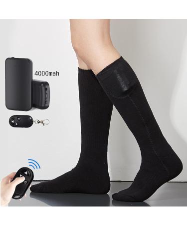 GXLONG USB Heated Knee High Socks for Women and Men - Black - Buy Online on GoSupps.com