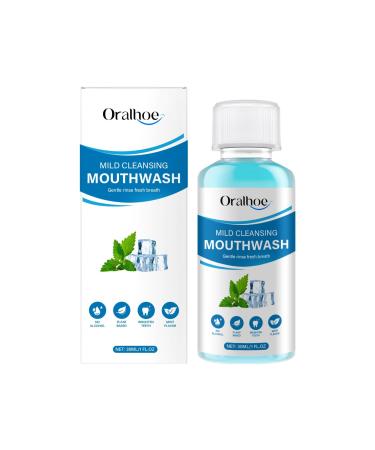 KLYso Fresh Mint Mouthwash for Instant Clean & Long-Lasting Freshness Remove Food Residue Boost Oral Comfort(2PCS)