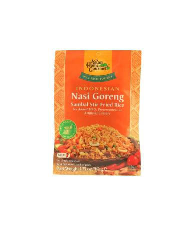 ASIAN HOME GOURMET Spice Paste for Indonesian Nasi Goreng Sambal Fried Rice 50 g - Buy Online on GoSupps.com